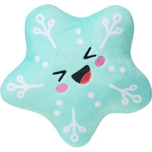 Frisco Holiday Snowflake Plush Squeaky Dog Toy, Medium/Large