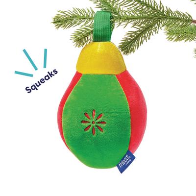 Show full view: Frisco Holiday Ornament Plush Squeaky Dog Toy, Medium/Large slide 4 of 10