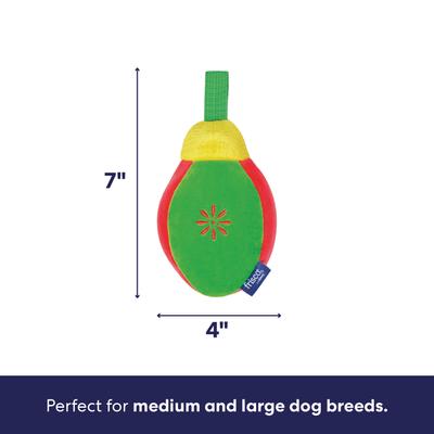 Show full view: Frisco Holiday Ornament Plush Squeaky Dog Toy, Medium/Large slide 3 of 10