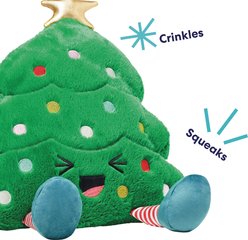 Frisco Holiday Christmas Tree Plush Squeaky Dog Toy, Large/X-Large slide 2 of 7