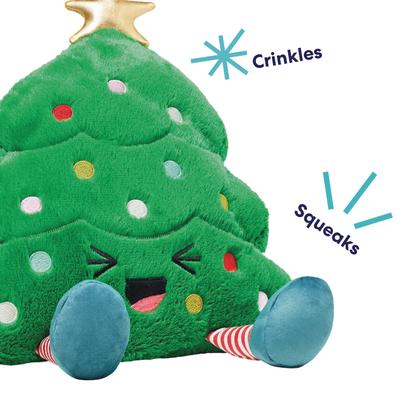 Show full view: Frisco Holiday Christmas Tree Plush Squeaky Dog Toy, Large/X-Large slide 3 of 9