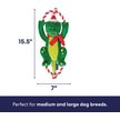 Show in main carousel: Frisco Holiday Plush with Rope Squeaky Dog Toy, Dinosaur, Medium/Large slide 2 of 11