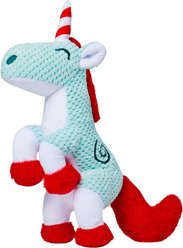 Frisco Holiday Unicorn Plush Squeaky Dog Toy, Medium/Large