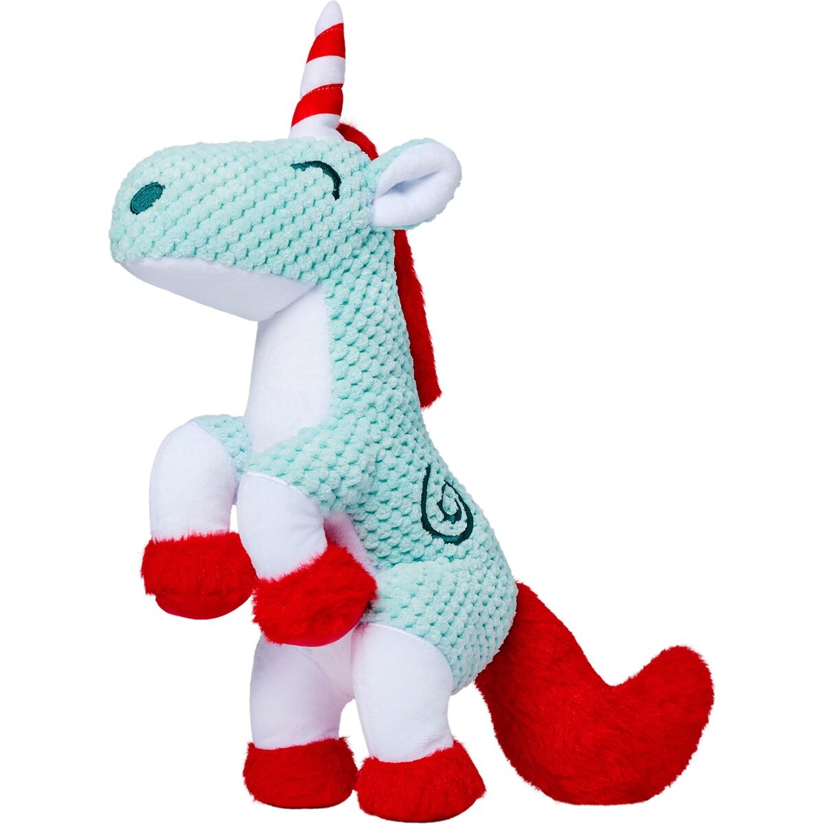 Frisco Holiday Unicorn Plush Squeaky Dog Toy, Medium/Large