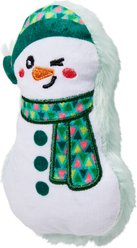 Frisco Holiday Snowman Plush Cat Toy with Catnip & Silvervine