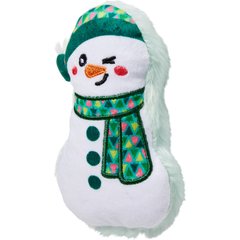 Frisco Holiday Snowman Plush Cat Toy with Catnip & Silvervine