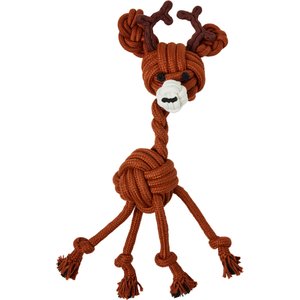 Frisco Holiday Reindeer Rope Dog Toy, Small/Medium