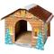 Show in main carousel: Frisco Holiday Festive Cabin Cardboard Cat House with Silvervine & Catnip slide 1 of 9
