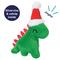 Show in main carousel: Frisco Holiday Dinosaur Sound Electronic Plush Cat Toy with Catnip & Silvervine slide 3 of 8