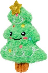 Frisco Holiday Christmas Tree Plush Cat Toy with Silvervine & Catnip