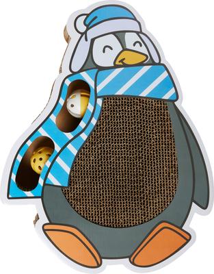 Show full view: Frisco Holiday Penguin Interactive Maze & Scratch Cardboard Cat Toy with Catnip slide 4 of 9
