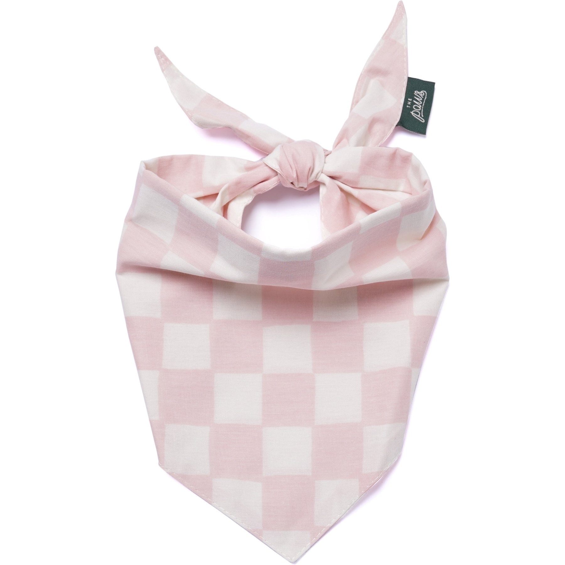The Paws Marshmallow Dog & Cat Bandana, Pink, Large