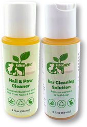 RenewedPet Pet Kit Ear Cleaning, Nail & Paw Cleaner, 2 count, 2-fl oz bottle