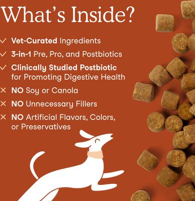 Show full view: Fera Pets Probiotic Soft Chew Supplement for Dogs, 30 count slide 4 of 12