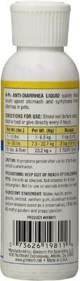 Show full view: Miracle Care Kaolin Pectin Anti-Diarrhea Liquid for Dogs & Cats, 4-fl oz slide 3 of 7