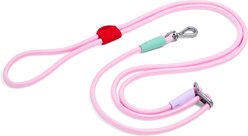 Wild One Hands-Free Adjustable Rope Dog Leash, Standard: 4 1/3 to 8 1/2-ft long, 1/2-in wide, Bubblegum Pink