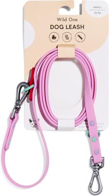 Show full view: Wild One Adjustable Waterproof Flex-Poly Coated Nylon Leash, Bubblegum Pink, Small: 4-ft long, 1/2-in wide slide 2 of 11