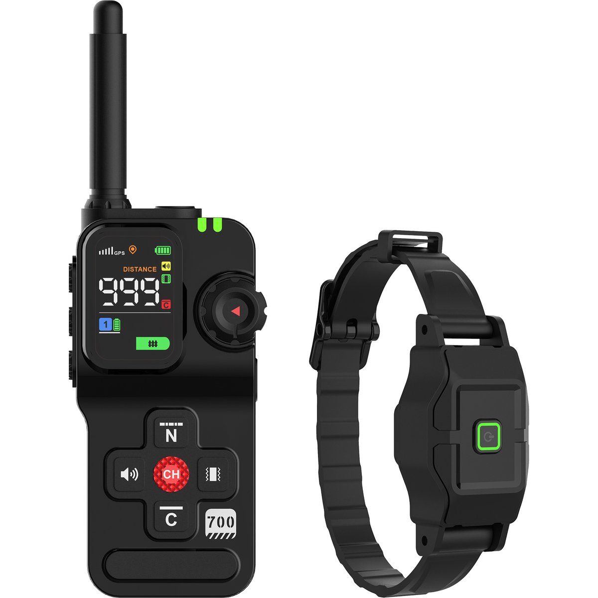 Hoistspark F700 Wireless GPS Dog Fence System & Waterproof Training Collar