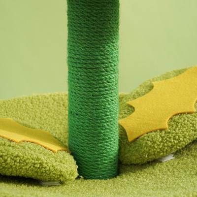 Show full view: Fairela Venus Flytrap 23.6-in Fleece Cat Cave Tower, Green/Red slide 2 of 9