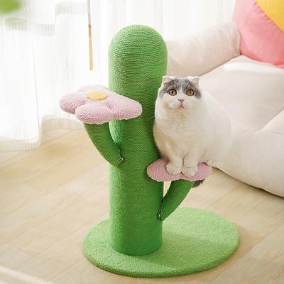 Show full view: Fairela Cactus 29.5-in Hemp Cat Tree, Green slide 7 of 9