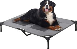 Solar Tec by Arlee Home & Pet Cooling Outdoor Elevated Pet Bed, Gray, Large