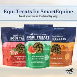 SmartEquine Equi Treats Watermelon Basil Pellet Horse Supplement, 4-lb bag slide 2 of 7
