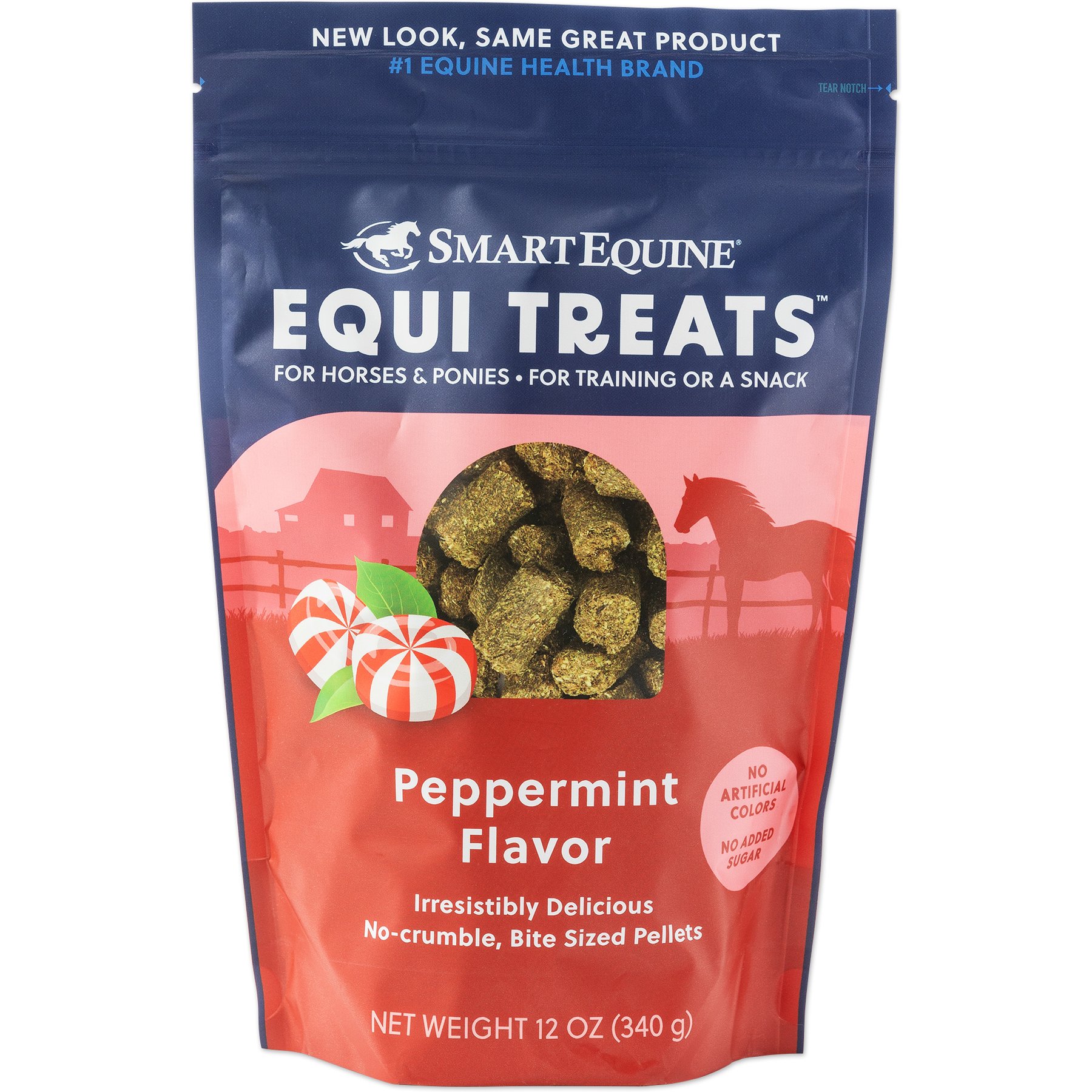 SmartPak Equi Treats Peppermint Horse Treats, 12-oz bag