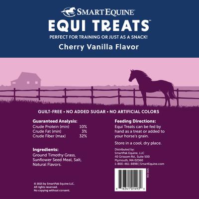 Show full view: SmartEquine Equi Treats Cherry-Vanilla Horse Treats, 4-lb bag slide 2 of 7
