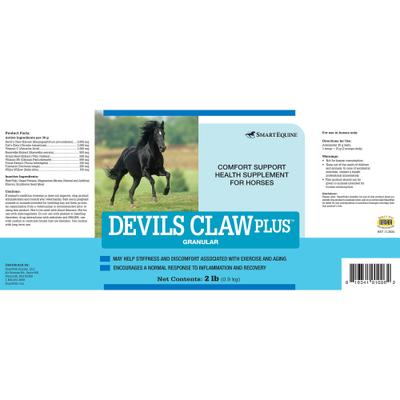 Show full view: SmartEquine Devils Claw Plus Powder Horse Supplement, 2-lb jar slide 3 of 6