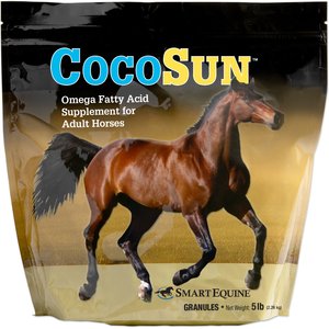 SmartEquine CocoSun Fatty Acid Formula Powder Horse Supplement, 5-lb bag