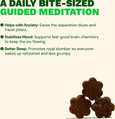 Show full view: Get Joy Calming Chicken Flavored Soft Chew Calming Stress & Anxiety Support Supplement for Dogs, 90 count slide 4 of 11