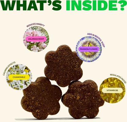 Show full view: Get Joy Calming Chicken Flavored Soft Chew Calming Stress & Anxiety Support Supplement for Dogs, 90 count slide 5 of 11