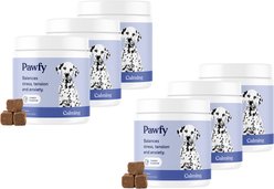 Pawfy Calming Turkey Flavor Chews Dog Supplement, 270 count bundle slide 1 of 7