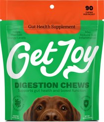 Get Joy Gut+ Chicken Flavored Soft Chew Gut & Digestive Health Supplement for Dogs, 90 count