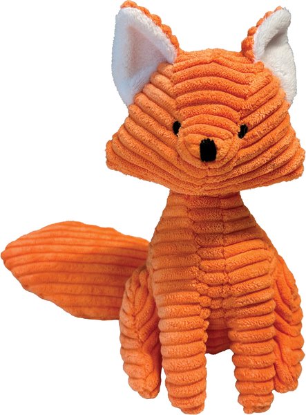 Show full view: fouFIT Corduroy Cuties Fox Plush Dog Toy slide 1 of 4