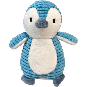 fouFIT Corduroy Cuties Penguin Plush Dog Toy