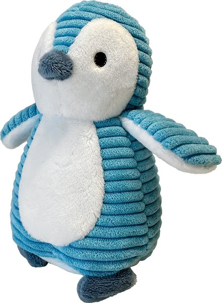Show full view: fouFIT Corduroy Cuties Penguin Plush Dog Toy slide 2 of 4