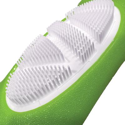 Show full view: fouFIT Brush 'n Bite Dog Chew Toy, Green slide 5 of 6