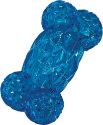 fouFIT Crystal Bone Dog Chew Toy, Blue