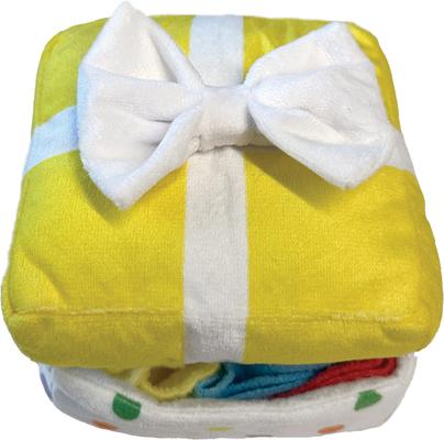 Show full view: fouFIT Hide 'n Seek Birthday Present Snuffle Squekay Dog Treat Dispenser Toy slide 4 of 5
