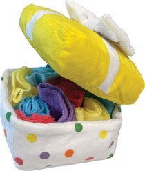 fouFIT Hide 'n Seek Birthday Present Snuffle Squekay Dog Treat Dispenser Toy