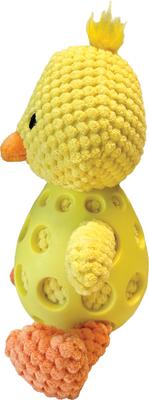 Show full view: fouFIT Polka Plushies Chick Plush Dog Toy slide 3 of 5