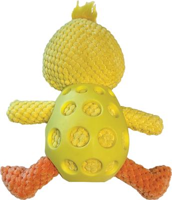 Show full view: fouFIT Polka Plushies Chick Plush Dog Toy slide 4 of 5