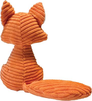 Show full view: fouFIT Corduroy Cuties Fox Plush Dog Toy slide 3 of 4