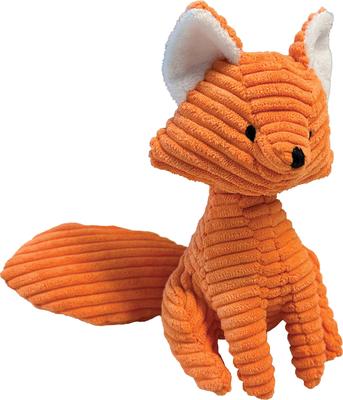 Show full view: fouFIT Corduroy Cuties Fox Plush Dog Toy slide 2 of 4