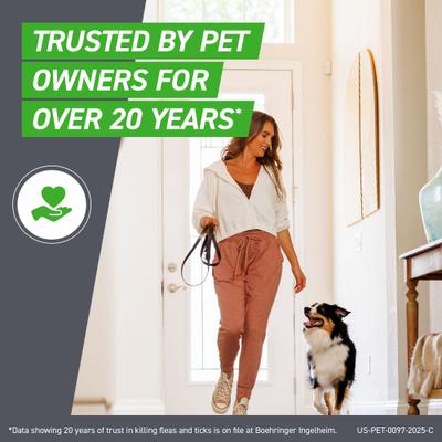 Show full view: Frontline Plus Flea & Tick Spot Treatment for Large Dogs, 45-88 lbs, 8 Doses (8-mos. supply) slide 4 of 13