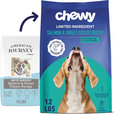 CHEWY Limited Ingredient Salmon Sweet Potato Recipe Grain