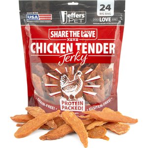 Jeffers Limited Ingredient Chicken Jerky Dog Treats, 24-oz bag