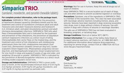 Simparica Trio Chewable Tablet for Dogs, 44.1-88 lbs, (Green Box), 6 Chewable Tablets (6-mos. supply) slide 2 of 9