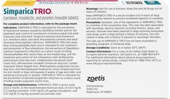 Simparica Trio Chewable Tablet for Dogs, 2.8-5.5 lbs, (Gold Box), 12 Chewable Tablets (12-mos. supply) slide 2 of 9